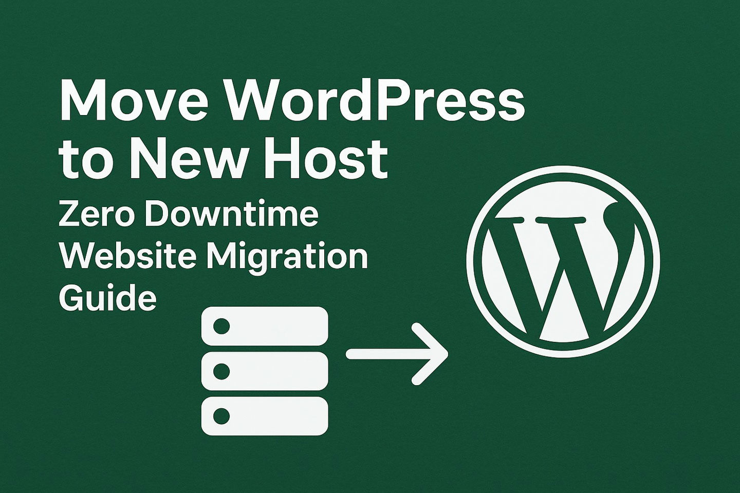 Move WordPress to New Host: Zero Downtime Website Migration Guide