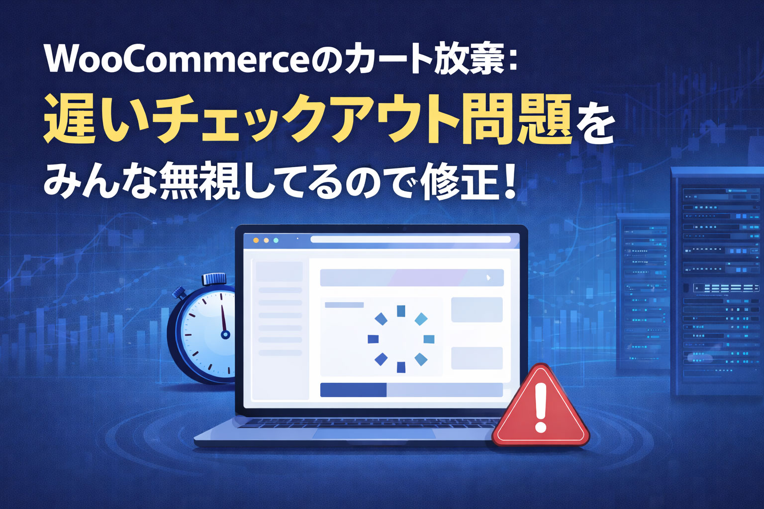 遅いWooCommerceカート・チェックアウトの問題を解決しました